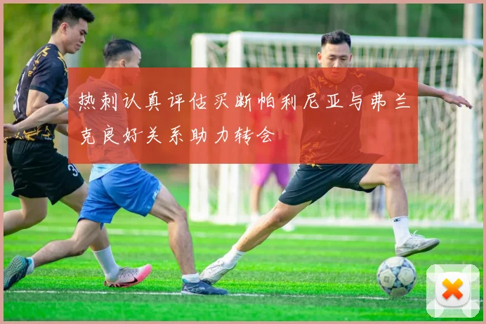 热刺认真评估买断帕利尼亚与弗兰克良好关系助力转会